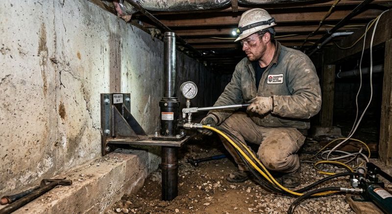 Settling Foundation Service in Vandalia, OH