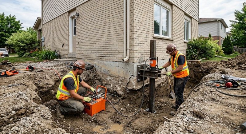 Sinking Foundation Lifting in Troy, OH