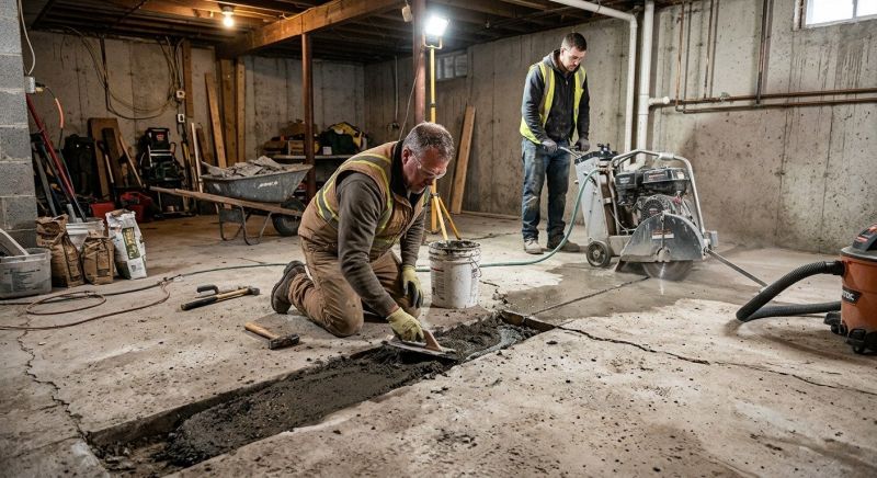 Slab Foundation Repair in Troy, OH