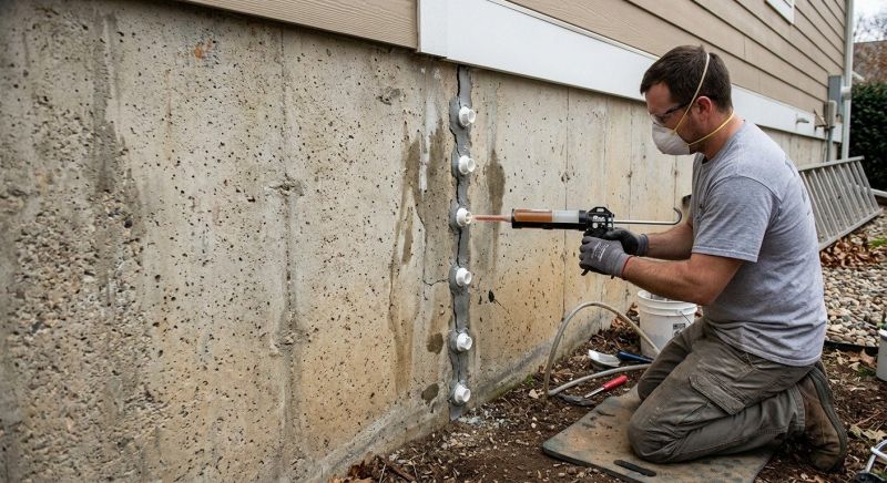 Structural Crack Repair in Troy, OH
