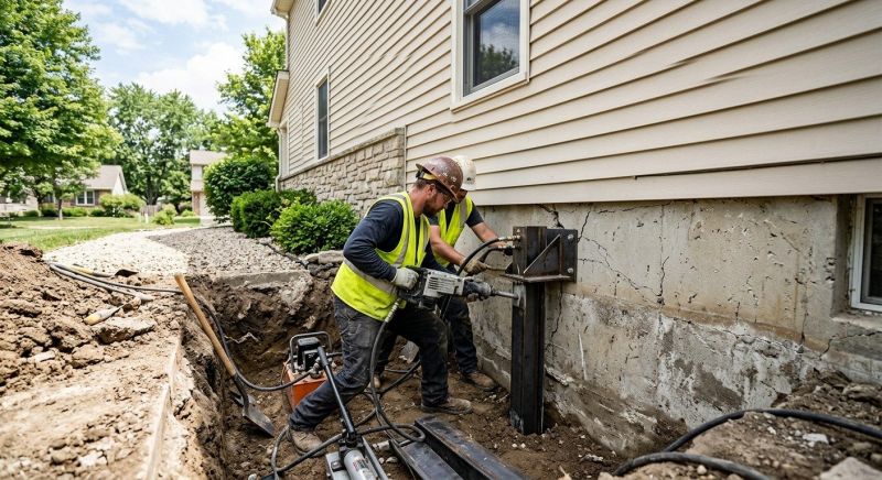 Structural Foundation Repair in Tipp City, OH