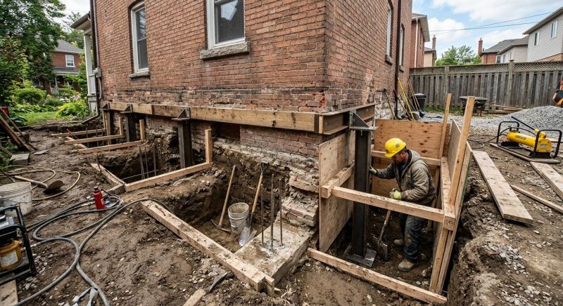 Structural Underpinning in Troy, OH